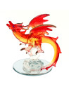 Red Magic Glass Dragon