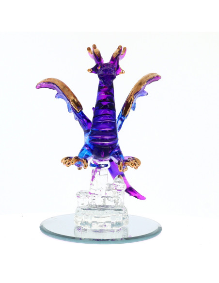 Blue Magic Glass Dragon