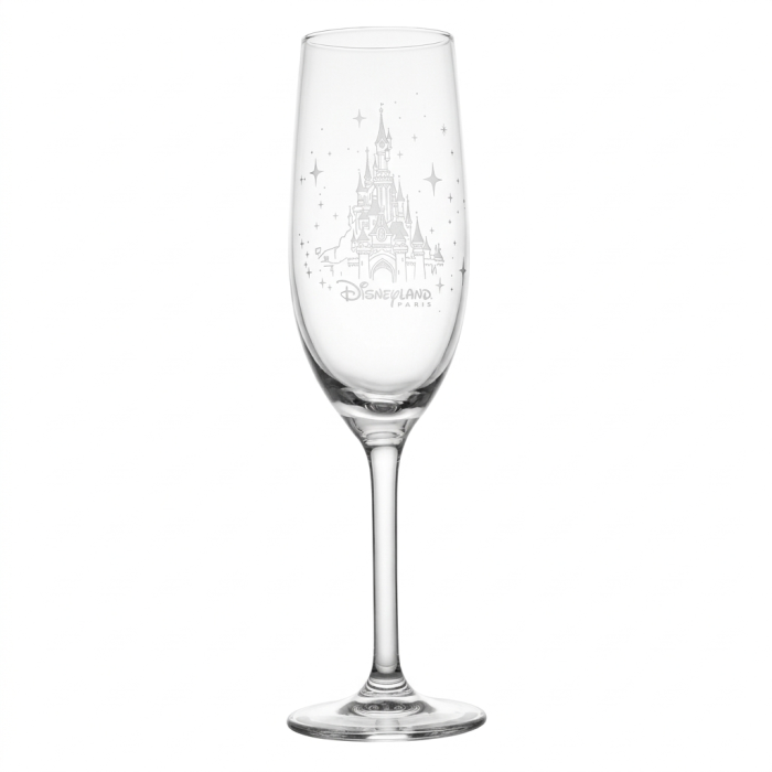 Disneyland Paris Castle Champagne Flute