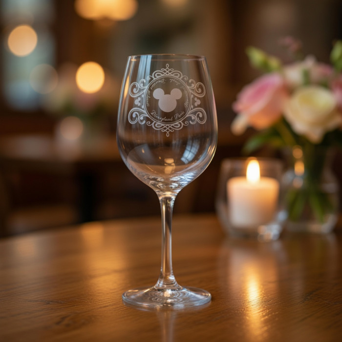 Mickey Wine Glass