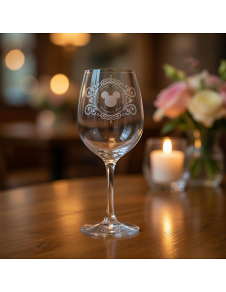 Mickey Wine Glass