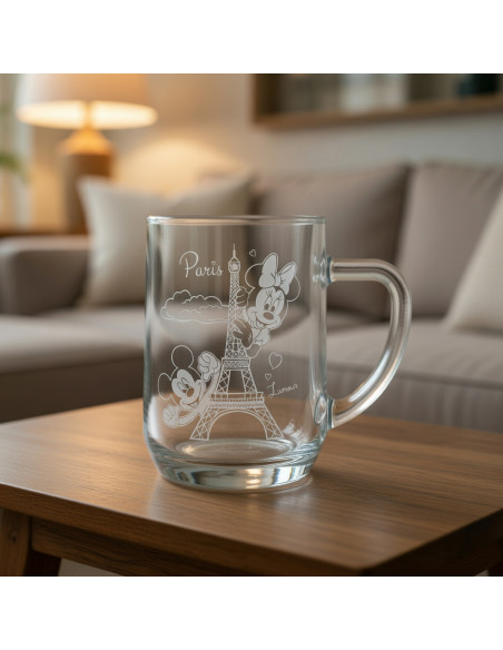 Mickey and Minnie Eiffel Tower Mug