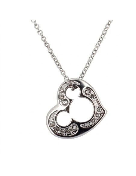 Collier Cœur Argenté