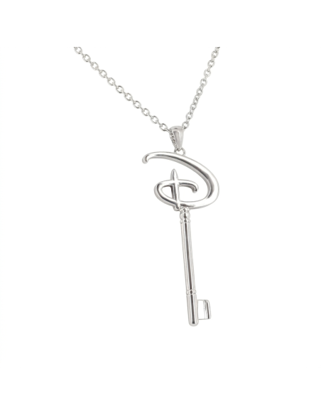 Silver Disney Key Necklace