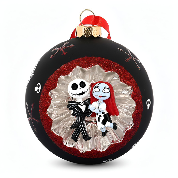 Jack & Sally Christmas Ornament