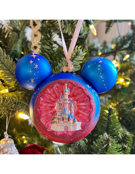 Mickey Castle Ornament