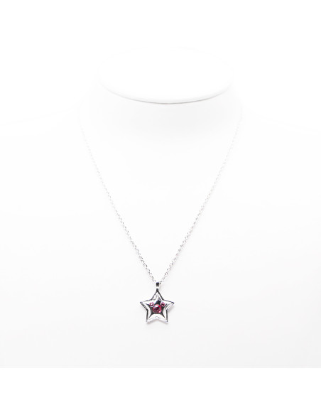 Collier Star Pierre Rose