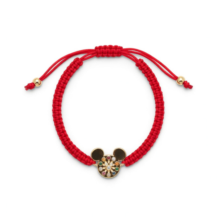 Bracelet Mickey Vitrail Rouge