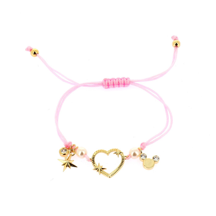 Pink Mickey & Stars Bracelet