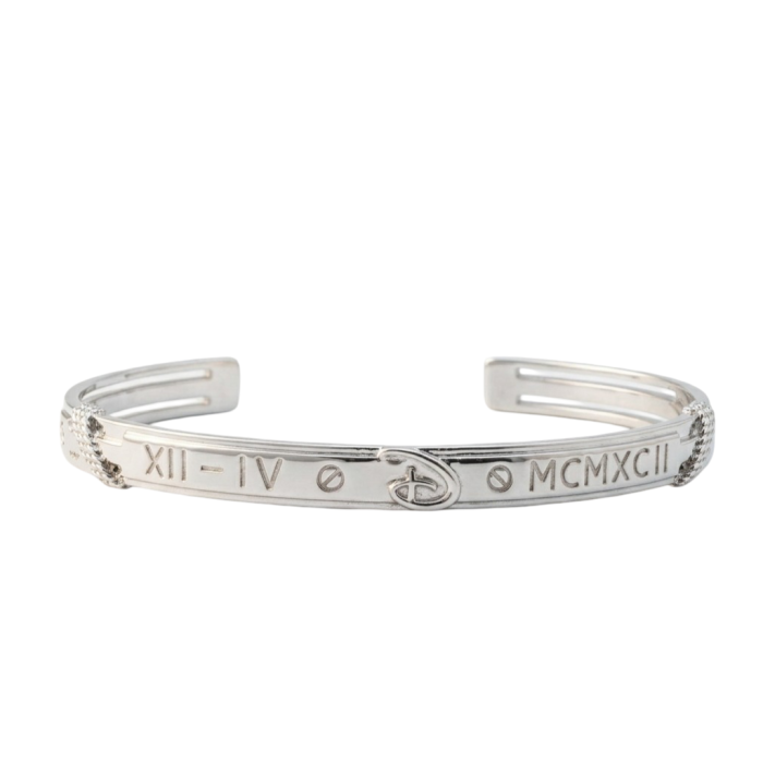 Bracelet Disney Gravé Argenté