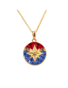 Captain Marvel Gold Necklace