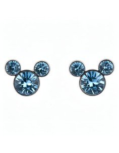Boucles d’Oreilles Icône Mickey Aquamarine