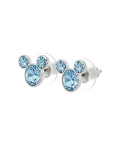 Boucles d’Oreilles Icône Mickey Aquamarine 2