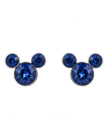 Boucles d’Oreilles Icône Mickey Bleu