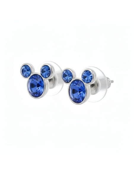 Boucles d’Oreilles Icône Mickey Bleu