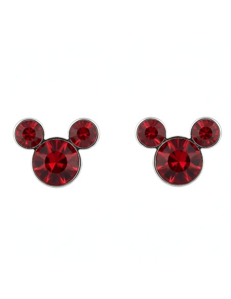 Boucles d’Oreilles Icône Mickey Rouge
