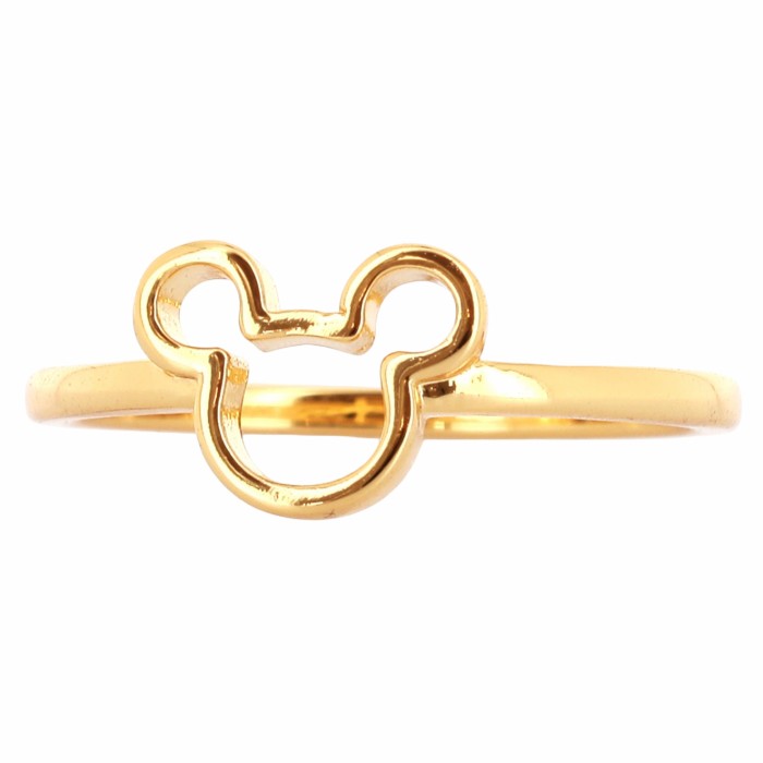 Mickey Silhouette Gold Ring