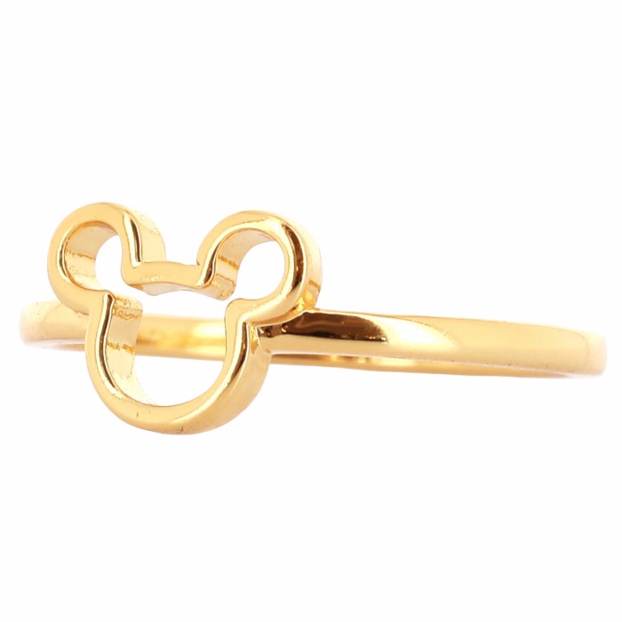 Mickey Silhouette Gold Ring