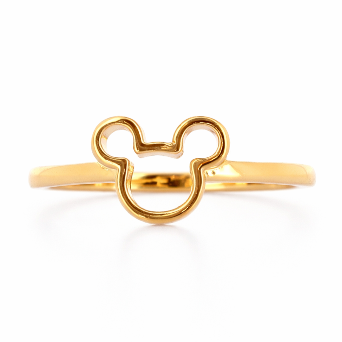 Mickey Silhouette Gold Ring