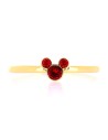 Mickey Red Crystal Ring