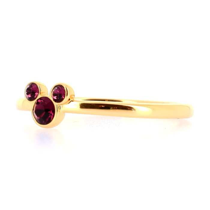 Bague Mickey Cristal Rose