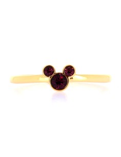 Bague Mickey Cristal Rose