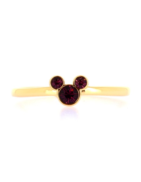 Bague Mickey Cristal Rose