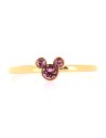 Mickey Light Pink Crystal Ring