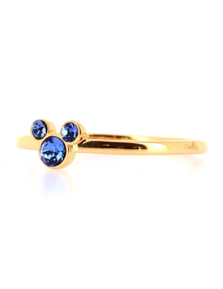 Mickey Blue Crystal Ring