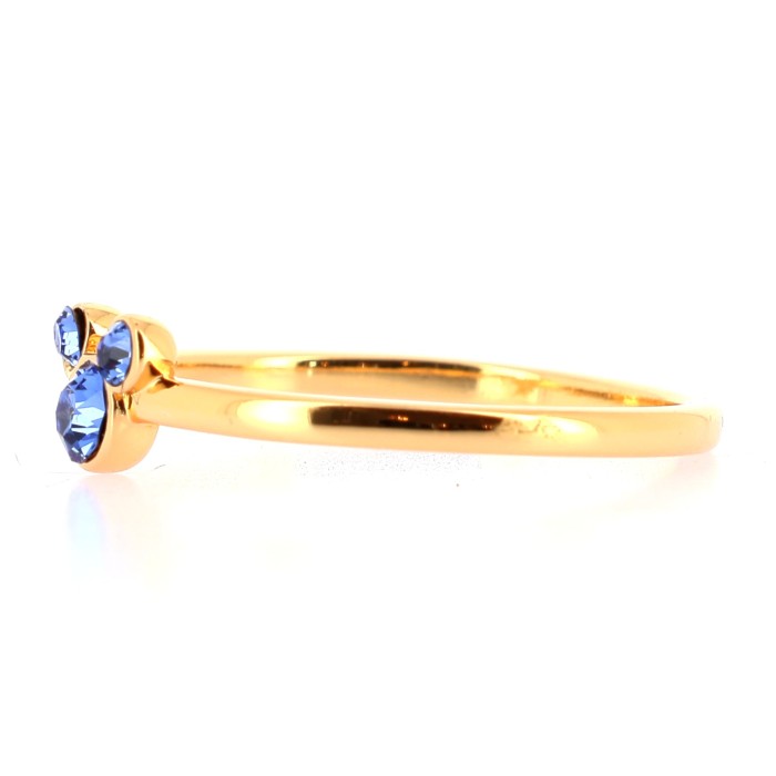Bague Mickey Cristal Bleu