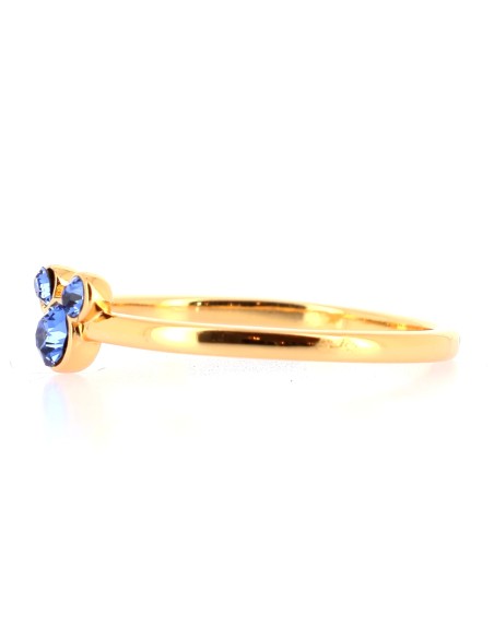 Mickey Blue Crystal Ring