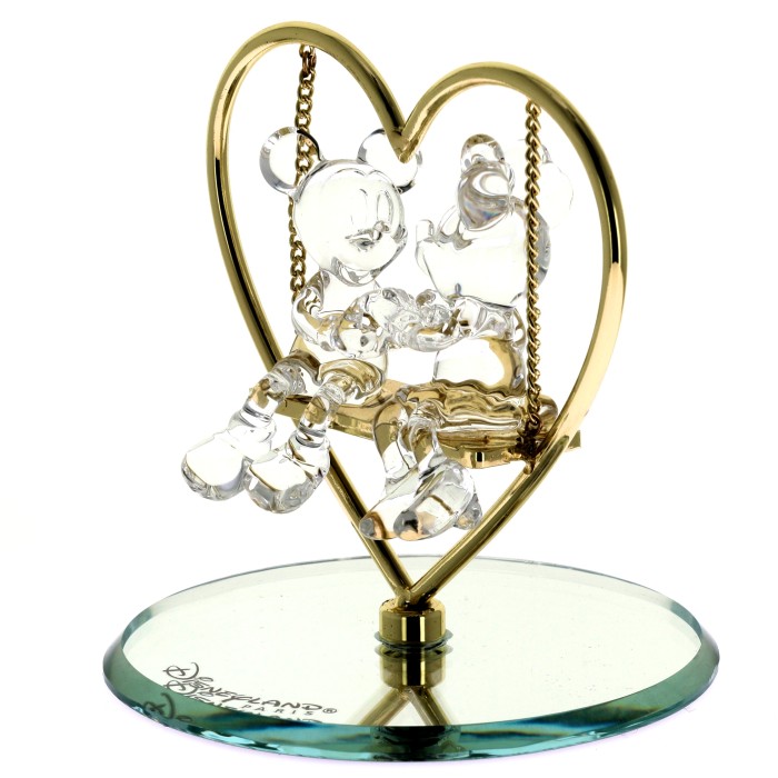 Mickey and Minnie on a Swing