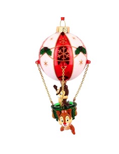 Ornament Chip & Dale on Hot Air Balloon 2