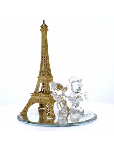 Mickey etMinnie Crystal  Eiffel Tower Paris 2