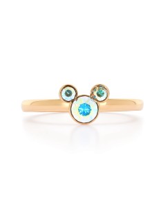 Mickey Iridescent Crystal Ring