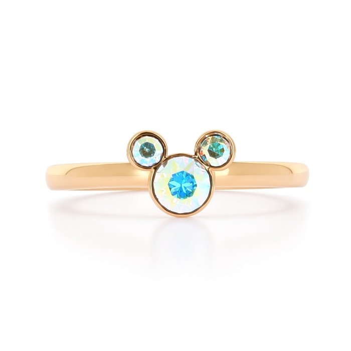 Bague Mickey Cristal Irisé