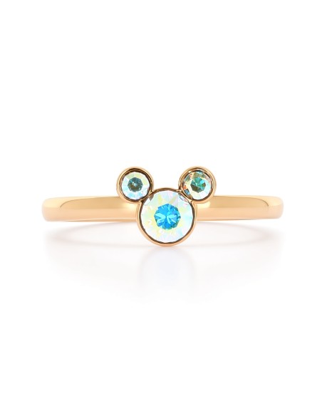 Mickey Iridescent Crystal Ring