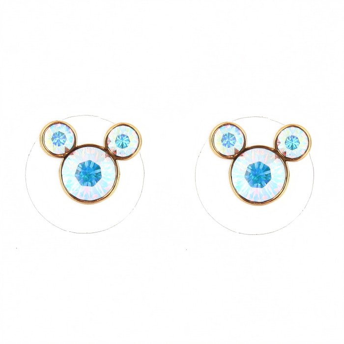 Boucles d’Oreilles Mickey Cristal Irisé
