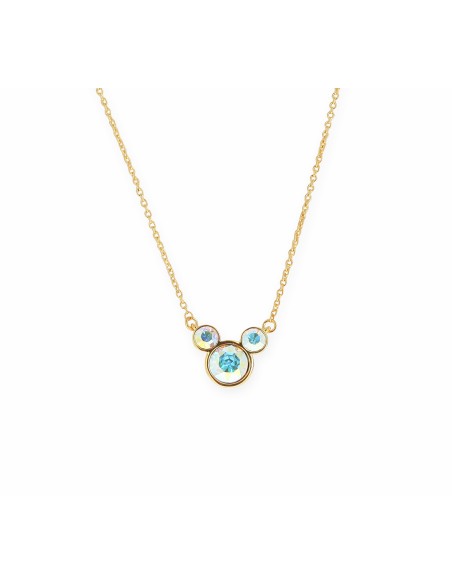 Mickey Iridescent Crystal Necklace