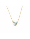 Mickey Iridescent Crystal Necklace