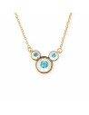 Mickey Iridescent Crystal Necklace