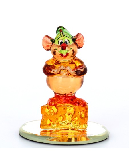 Gus Figurine on a Piece of Cheese
