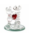 Figurine Mickey et Minnie Cœur