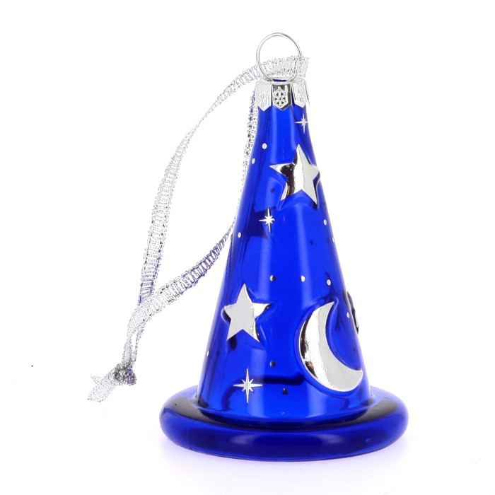 Ornement Sorcier Magique Bleu Étoilé