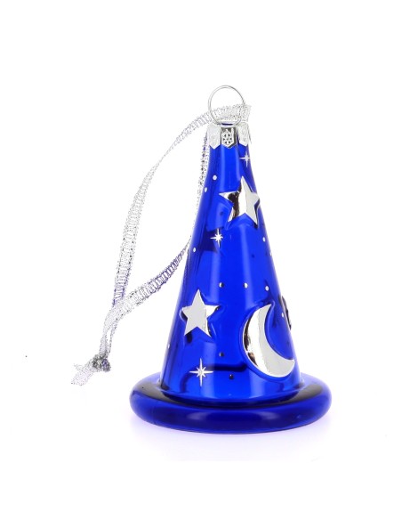 Ornement Sorcier Magique Bleu Étoilé
