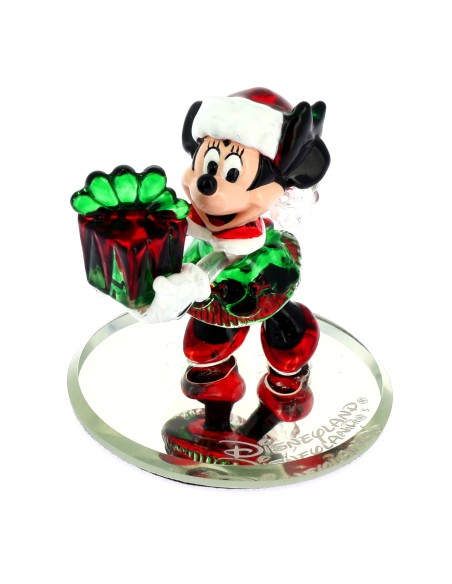 Figurine Minnie avec Cadeau de Noël
