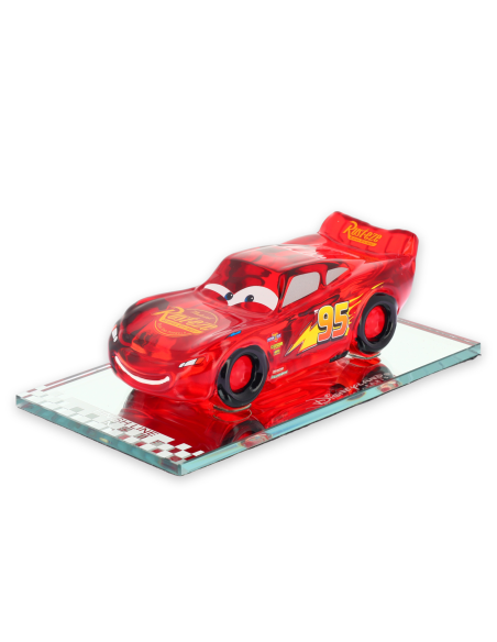 Figurine Flash McQueen en verre