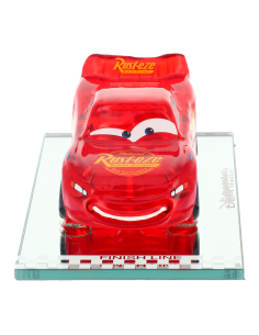Figurine Flash McQueen en verre