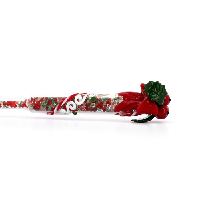 Christmas Holly Flower Magic Wand