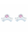 Boucles d'oreilles couronne Aurore